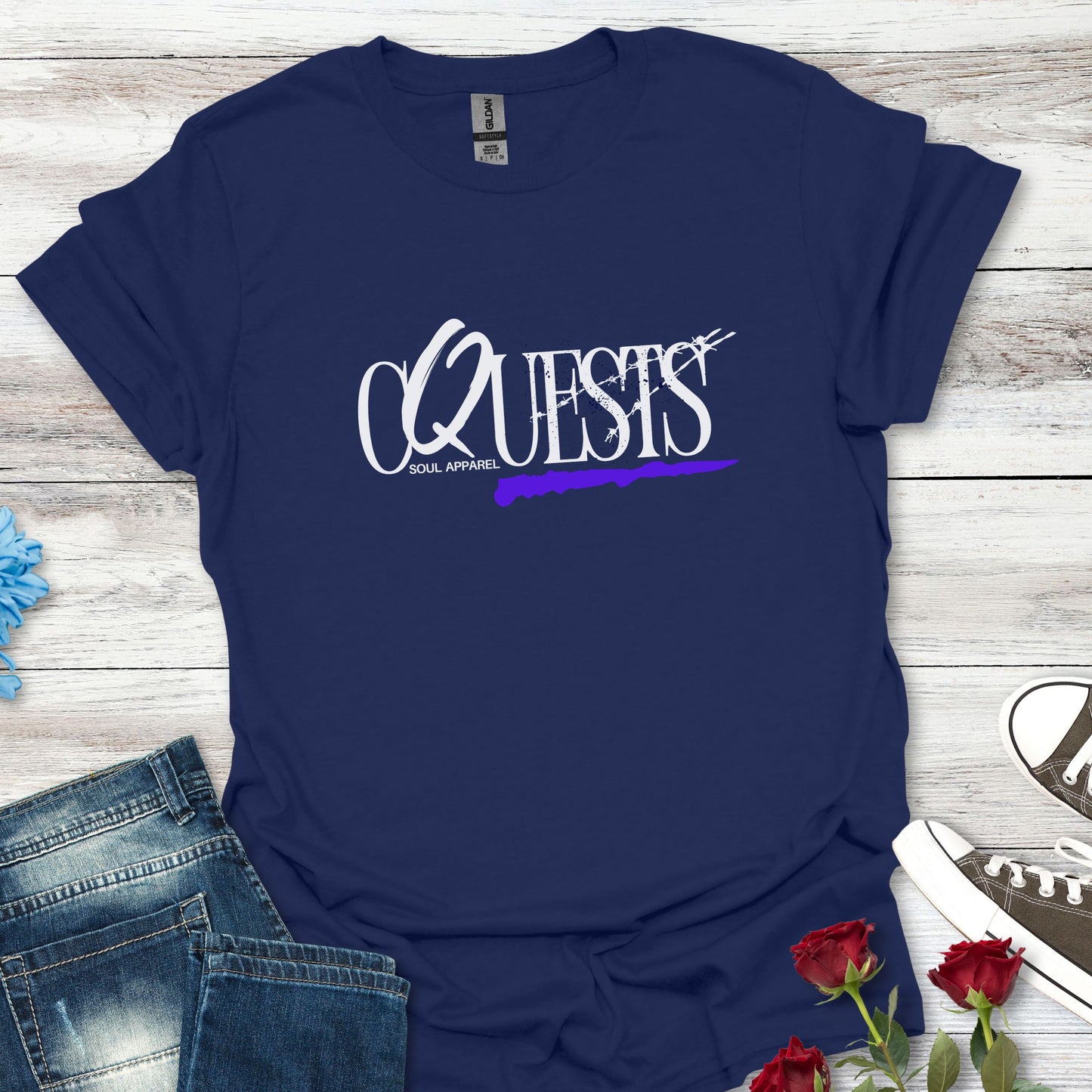 "CQuests" Soul Apparel T-Shirt — Unisex Minimalist Graphic Tee