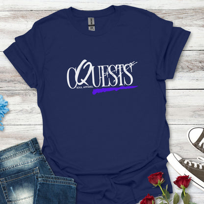 "CQuests" Soul Apparel T-Shirt — Unisex Minimalist Graphic Tee