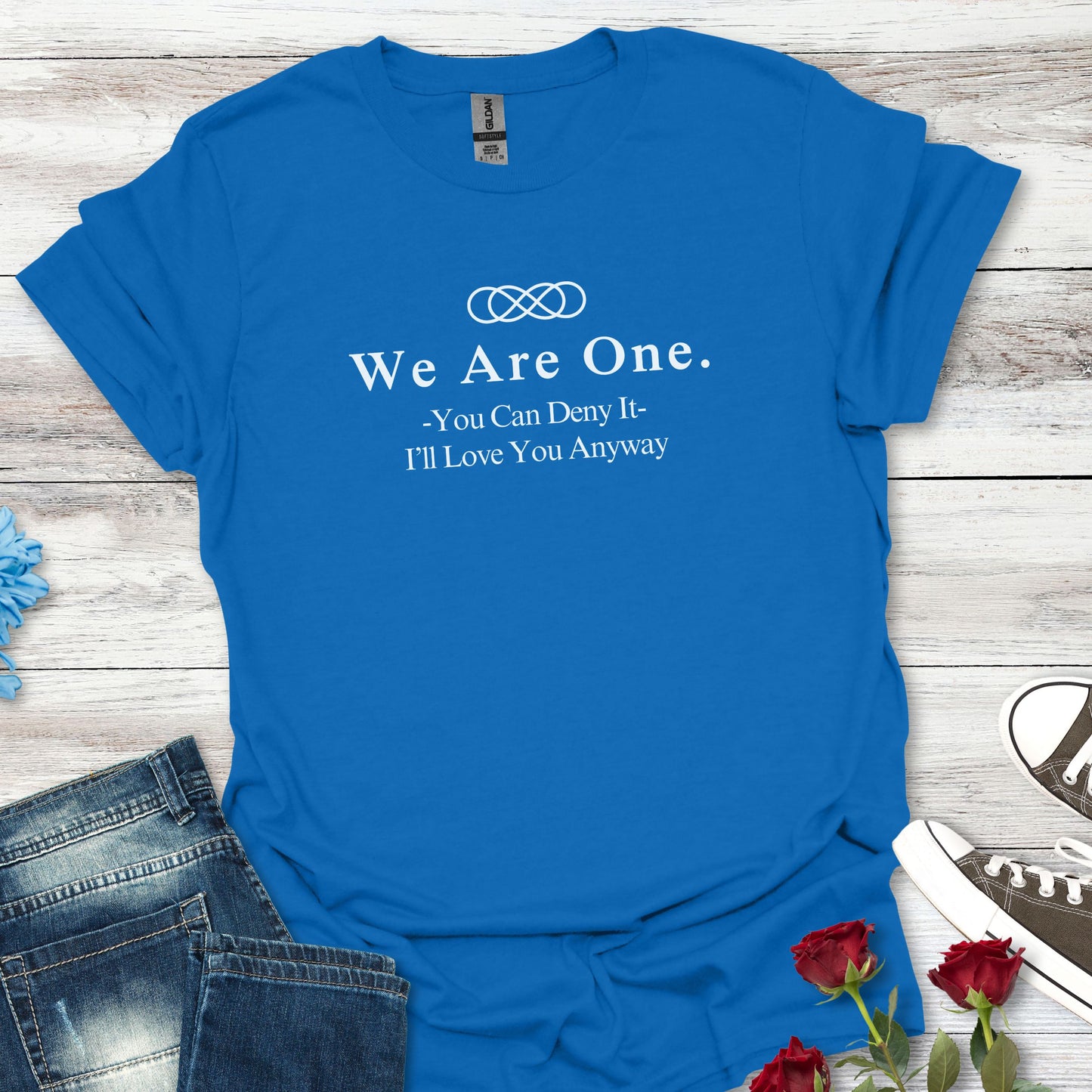 We Are One T-Shirt — Minimal Unity Tee with Inspirational Quote