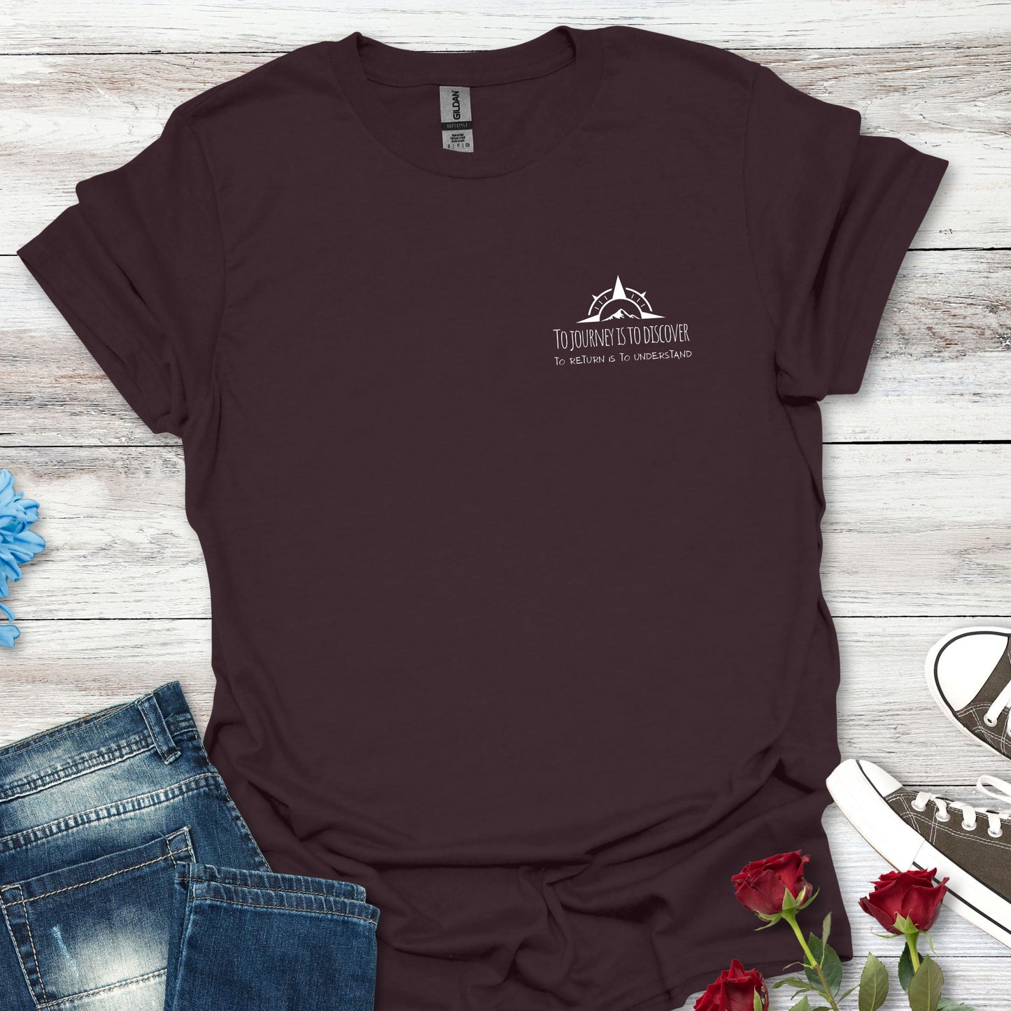 "To Journey Is To Discover...." Adventure T-Shirt — Explore More Graphic Tee