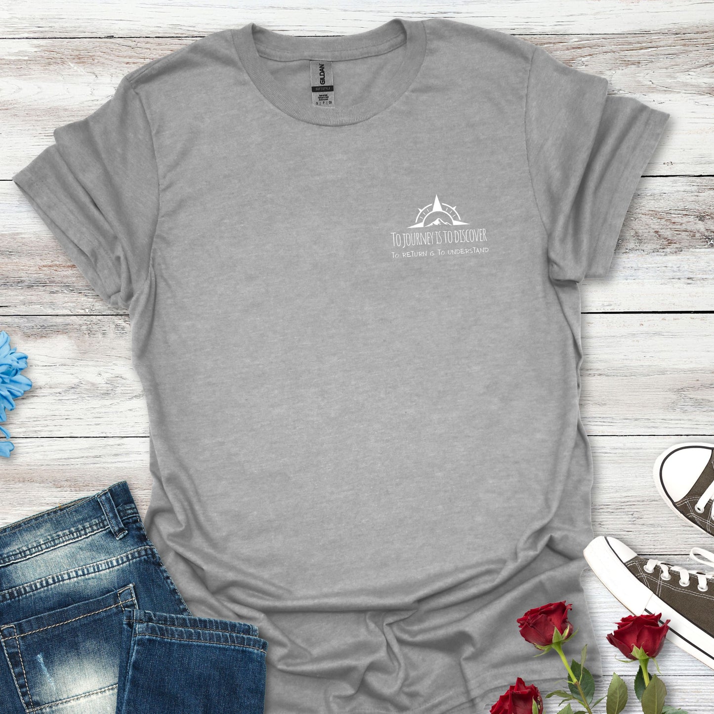 "To Journey Is To Discover...." Adventure T-Shirt — Explore More Graphic Tee