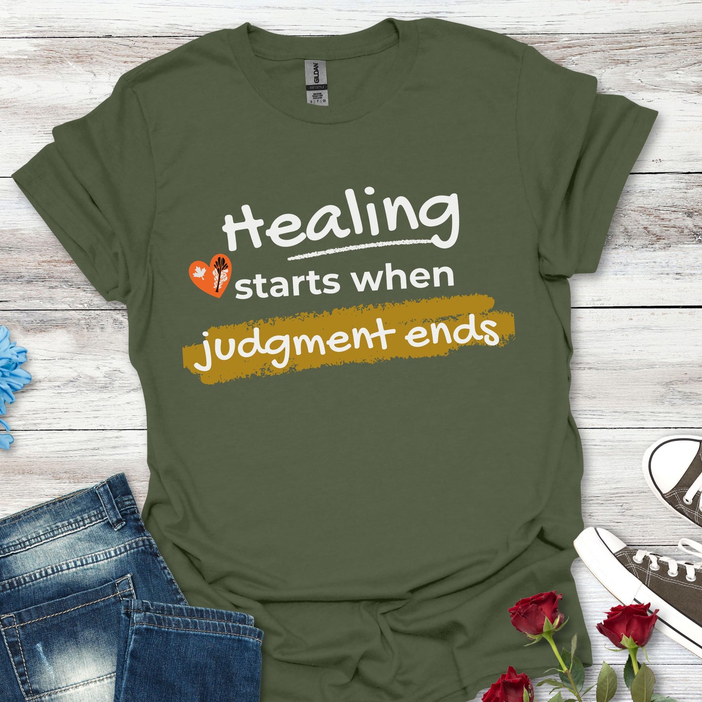 Healing Starts When Judgment Ends T‑Shirt