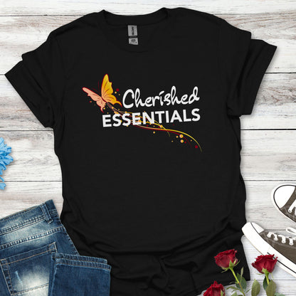 Cherished Essentials T-Shirt For Her – Butterfly Graphic Tee