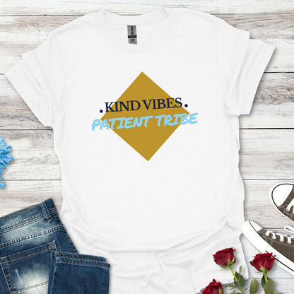 Kind Vibes Patient Tribe T-Shirt — Inspirational Minimalist Tee