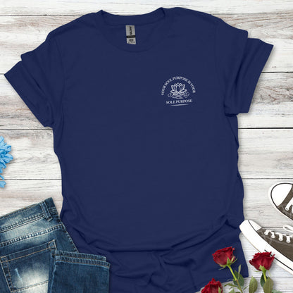 Your Soul Purpose Is... Pocket Floral T-Shirt — Vintage Botanical Graphic Tee