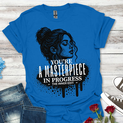 Woman Profile T-Shirt — 'You're A Masterpiece..'