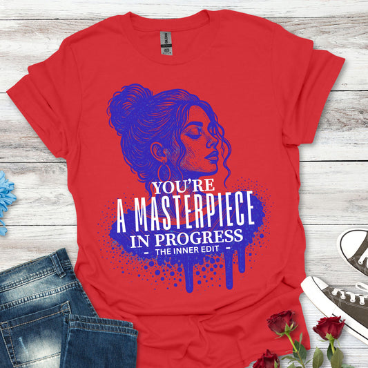 Woman Profile T-Shirt — 'You're A Masterpiece..'