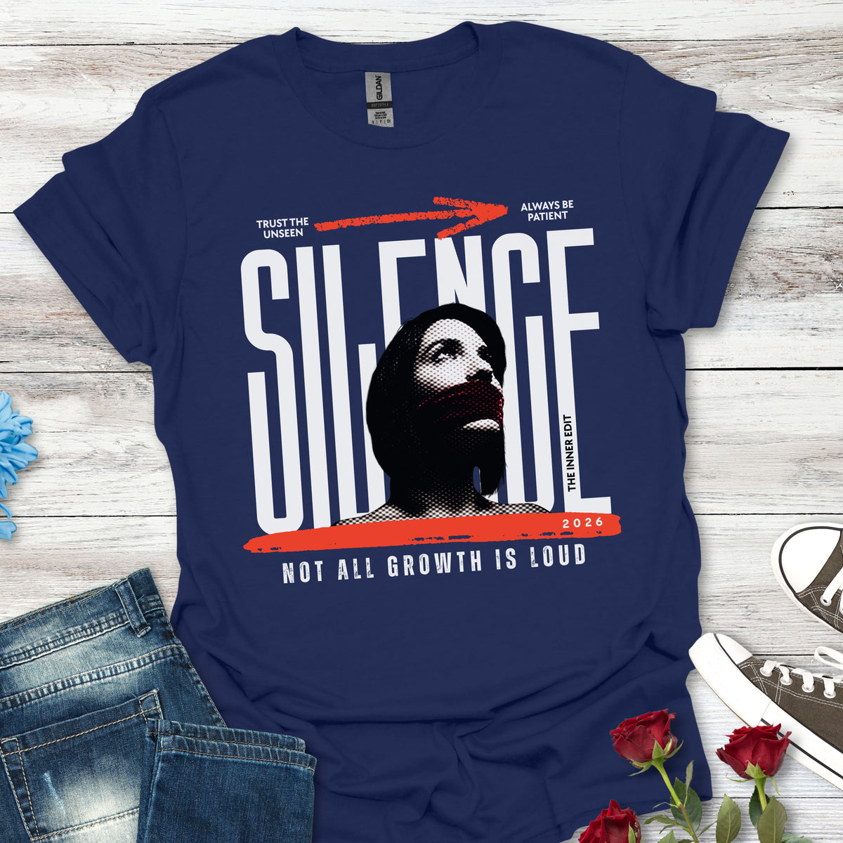 Silence Graphic T-Shirt