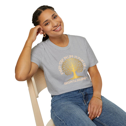 Every Step in Life is Part of a Growth Journey - Life's Journey Tee
