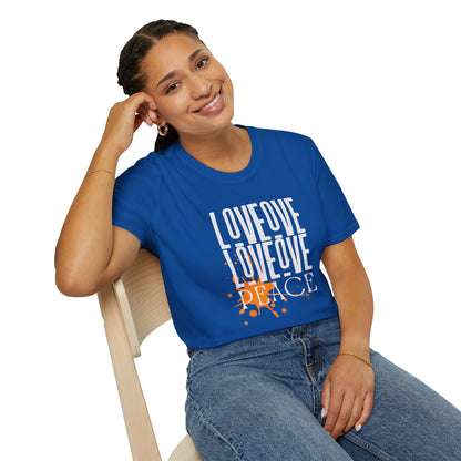 Love Peace Unisex Tee - Softstyle T-Shirt