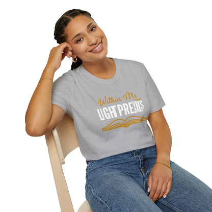 Within Me, Light Prevails - Radiant Inspiration Book Tee