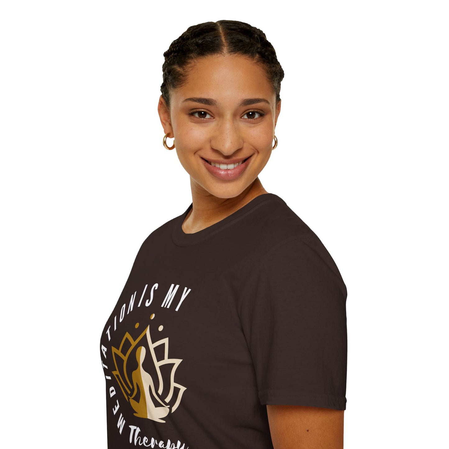 Meditation is My Therapy - Calm and Centered (2C) Tee