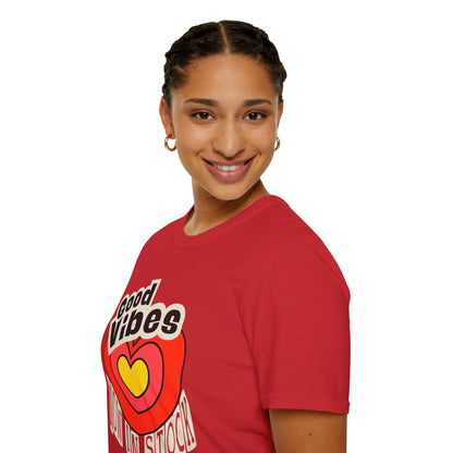 Good Vibes Now in Stock – Feel-Good Heart Tee (Unisex)