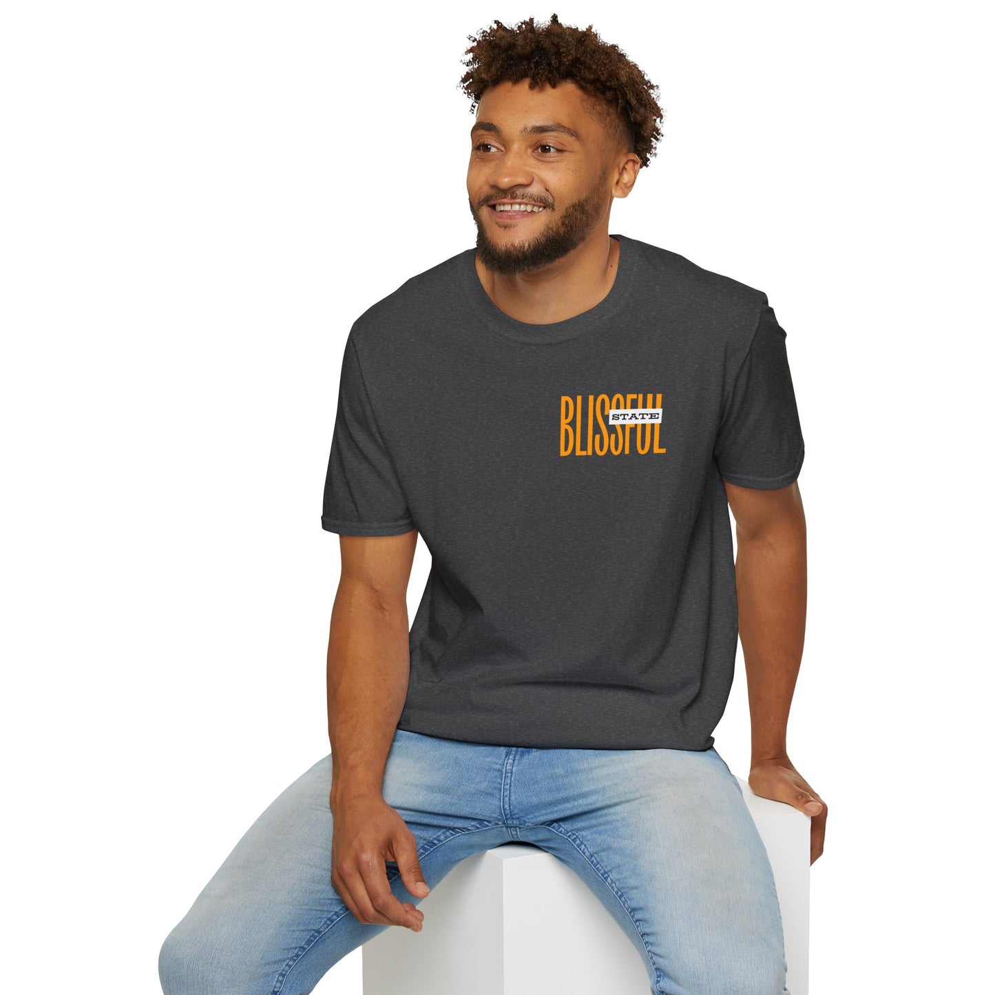 Blissful State - Unisex Style Minimalist Pocket Tee