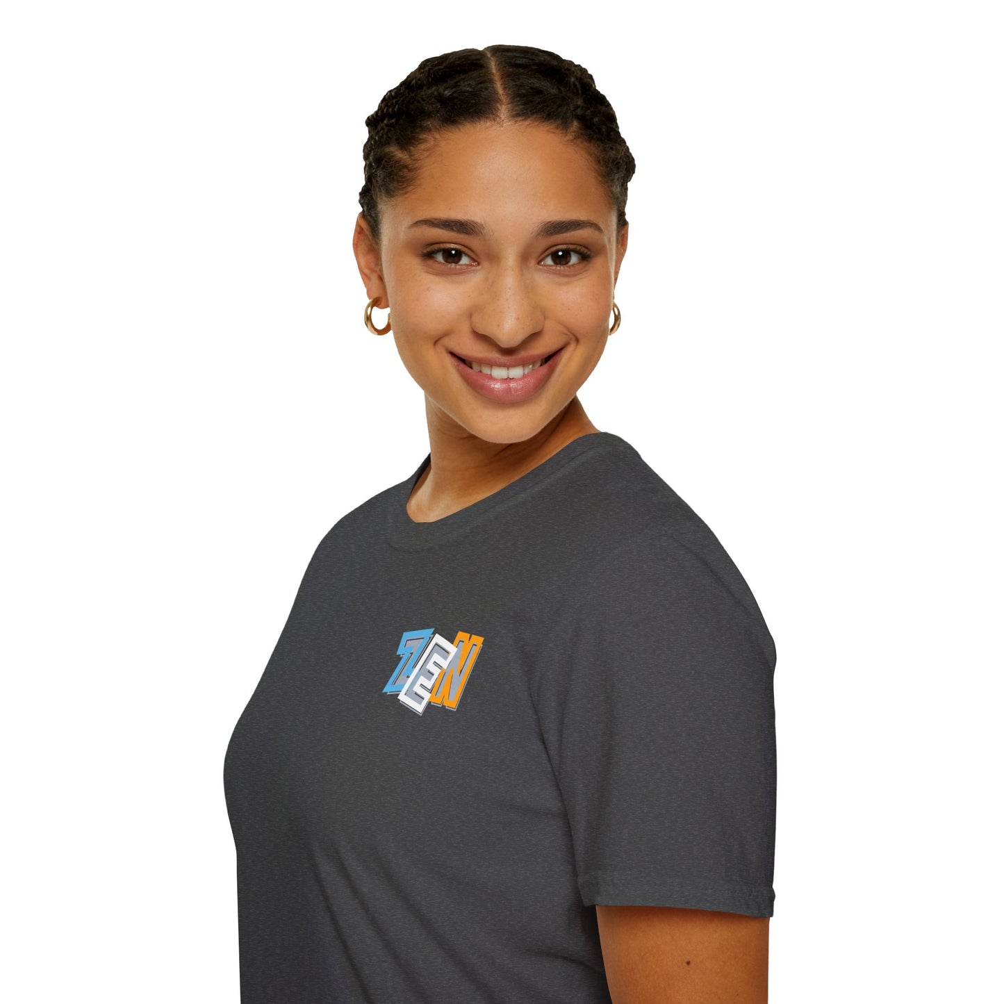 ZEN - Pocket Logo Typography Serenity in Style Tee