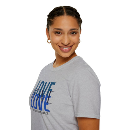 Love Breeds Tolerance (MC) – Unity in Action Tee
