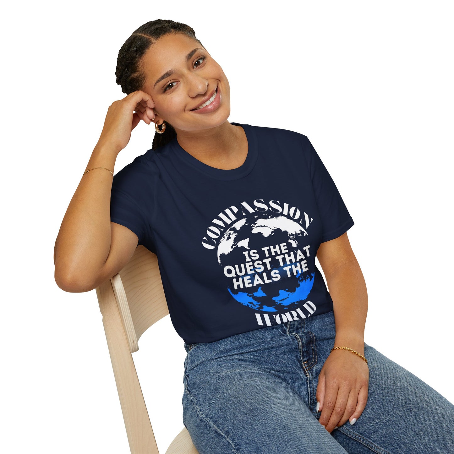 Compassion is the Quest.. - Healing the World Tee