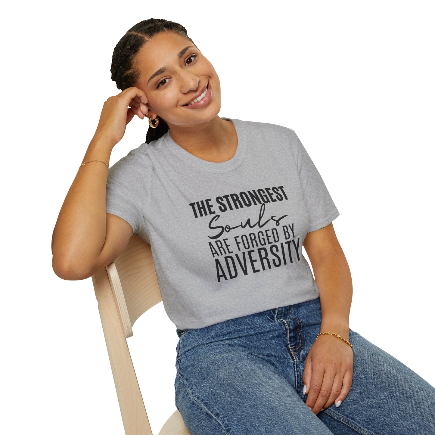 Forged by Adversity - Strength and Resilience Graphic Tee