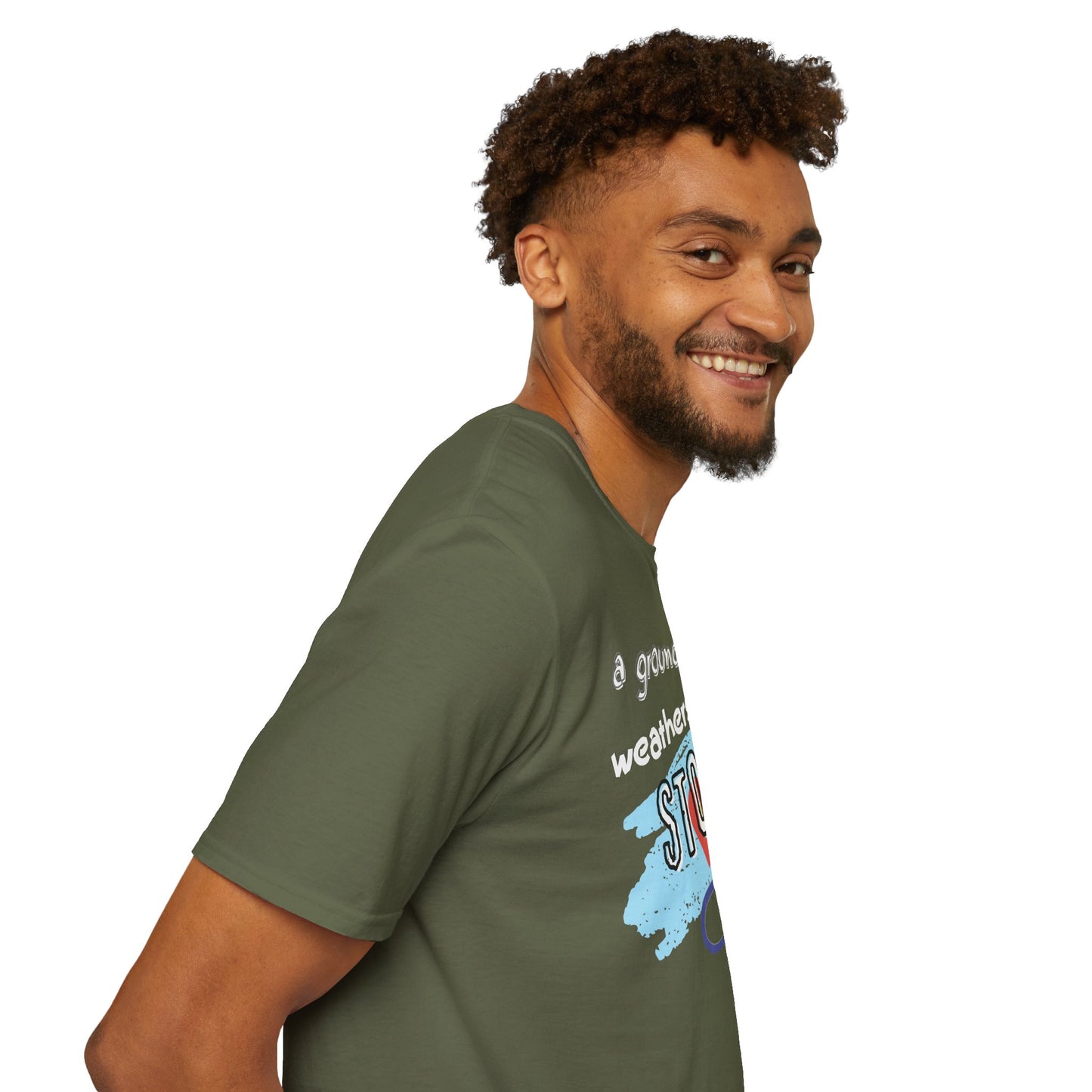A Grounded Heart Weathers Every Storm – Resilience Tee (Unisex)