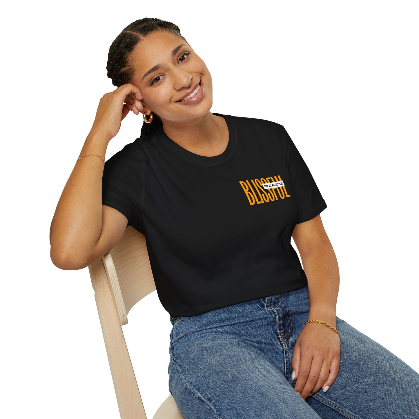 Blissful State - Unisex Style Minimalist Pocket Tee