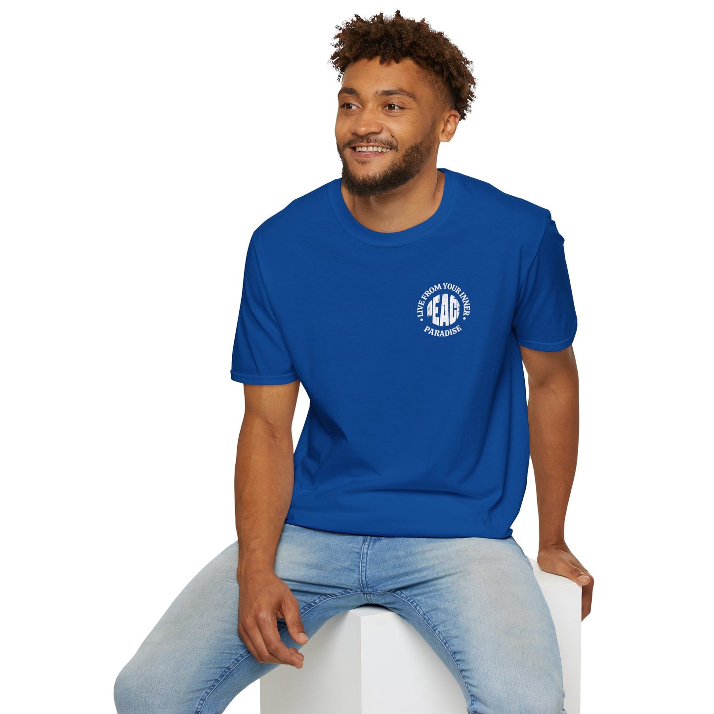 Live From Your Inner Peace Paradise, Unisex Soft-style T-Shirt