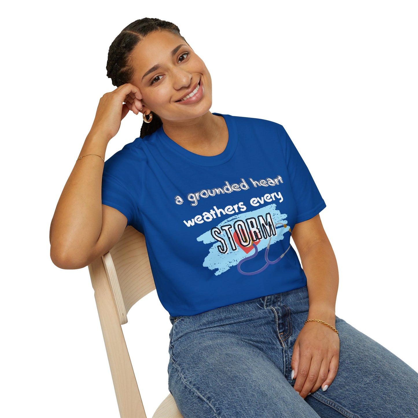 A Grounded Heart Weathers Every Storm – Resilience Tee (Unisex)