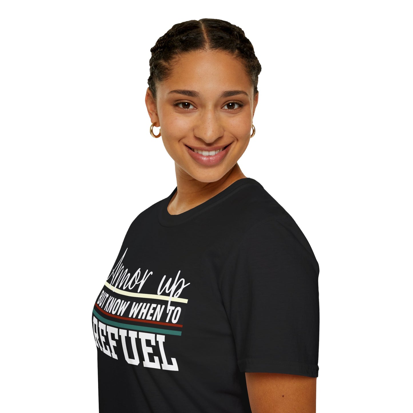 Armor Up but Know When to Refuel - Balance and Resilience Tee
