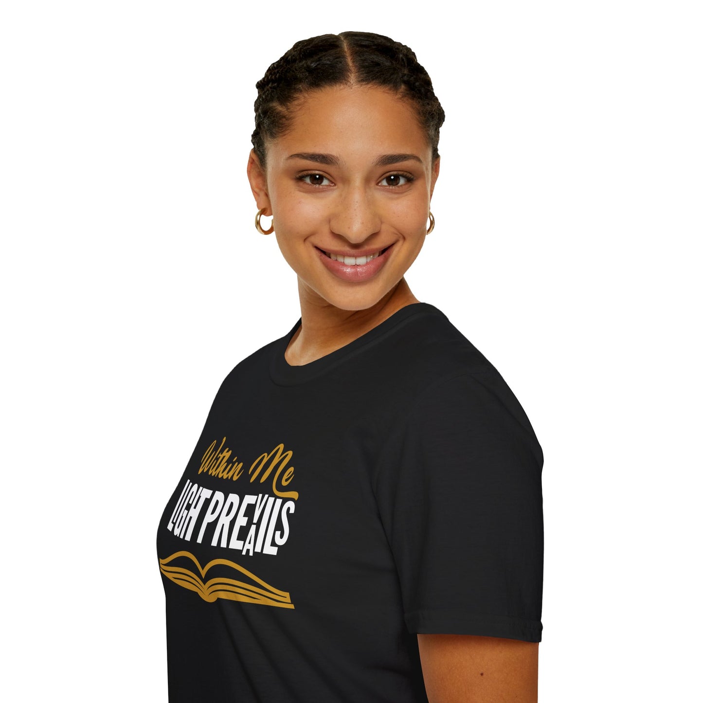Within Me, Light Prevails - Radiant Inspiration Book Tee
