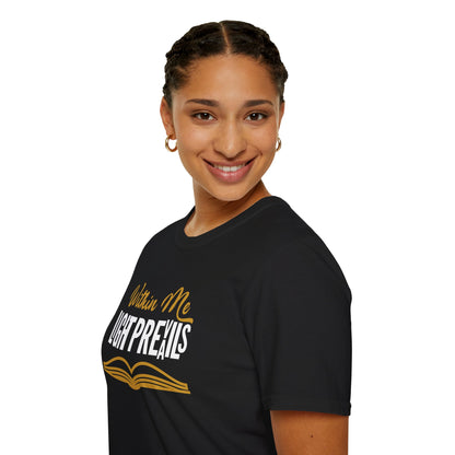 Within Me, Light Prevails - Radiant Inspiration Book Tee