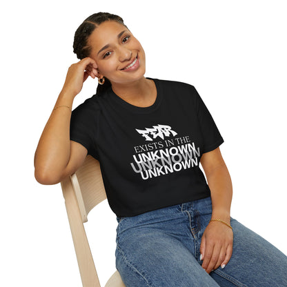 Exist in the Known T-Shirt — Motivational Minimalist Graphic Tee