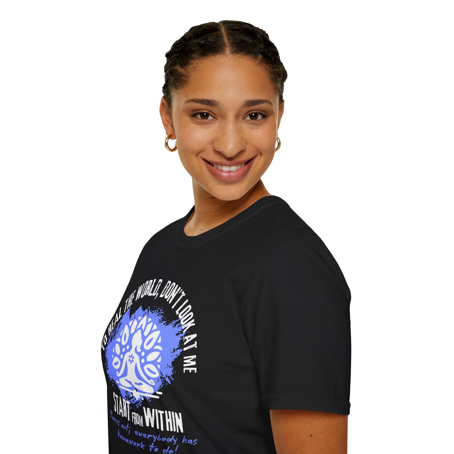 Healing Starts Within T-Shirt — Mindfulness Yoga Tee