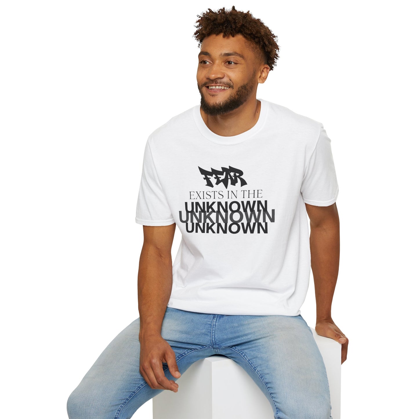Exist in the Known T-Shirt — Motivational Minimalist Graphic Tee