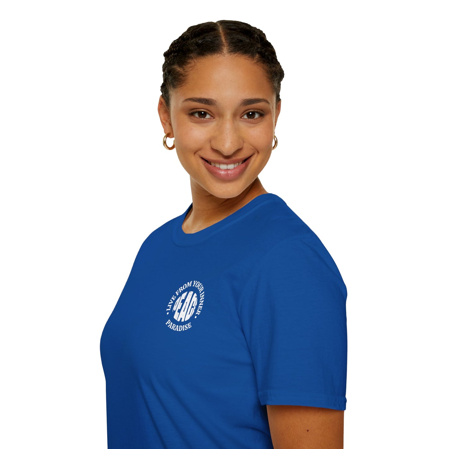 Live From Your Inner Peace Paradise, Unisex Soft-style T-Shirt