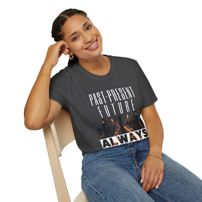 Past-Present-Future, Always The Now - Mindful Living Tee