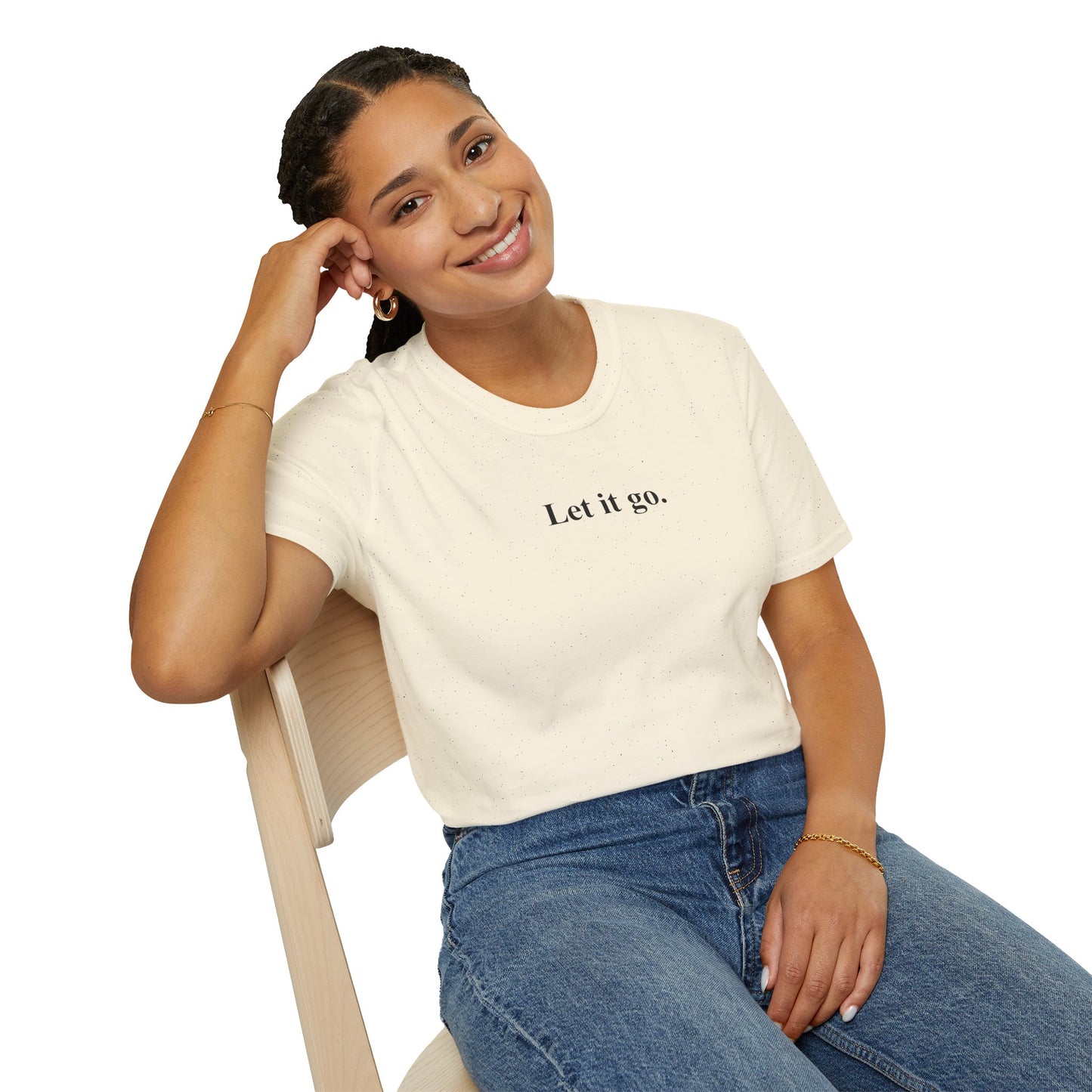 "Let it go." Relaxation Tee, Mindfulness Casual Shirt