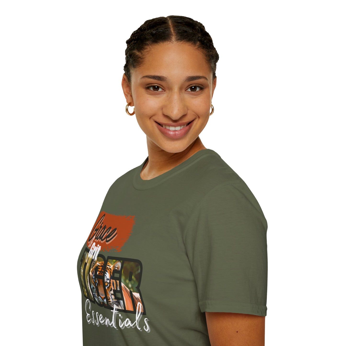 Grace & Grit (W/B): Tiger Essentials Tee