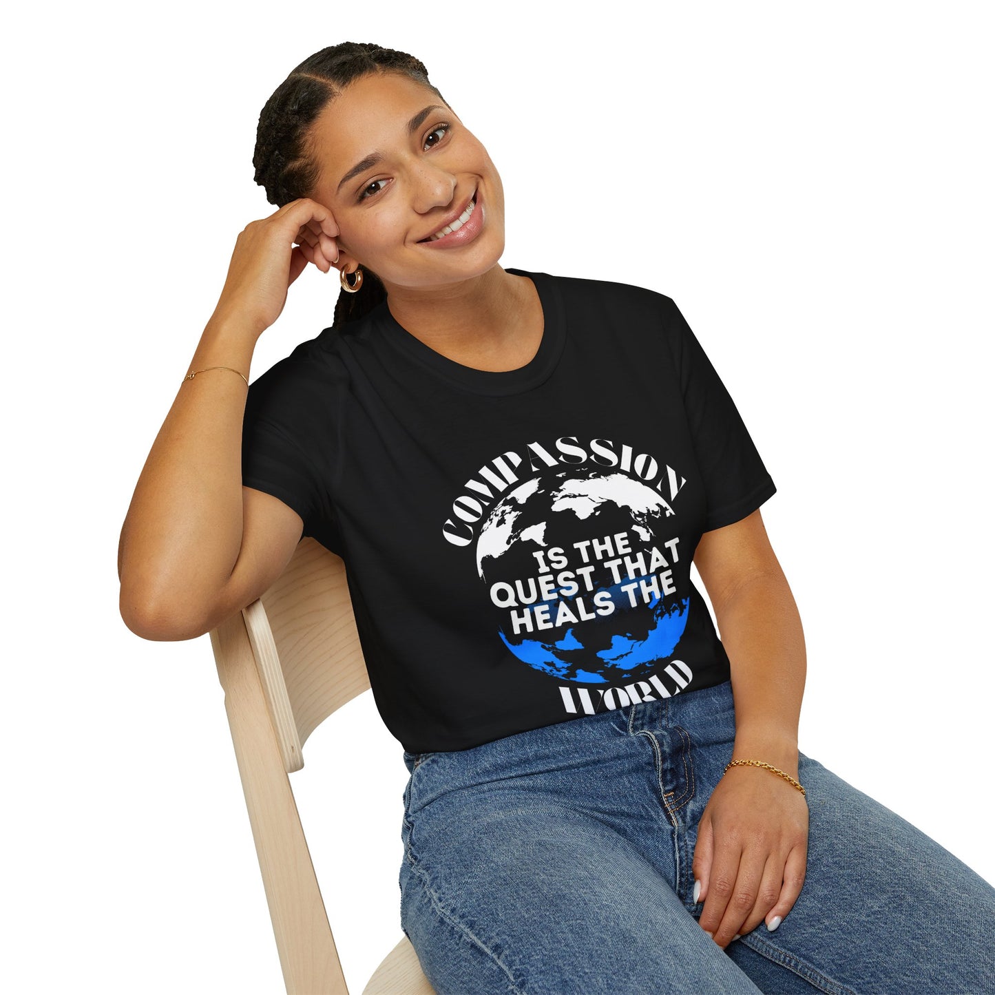 Compassion is the Quest.. - Healing the World Tee