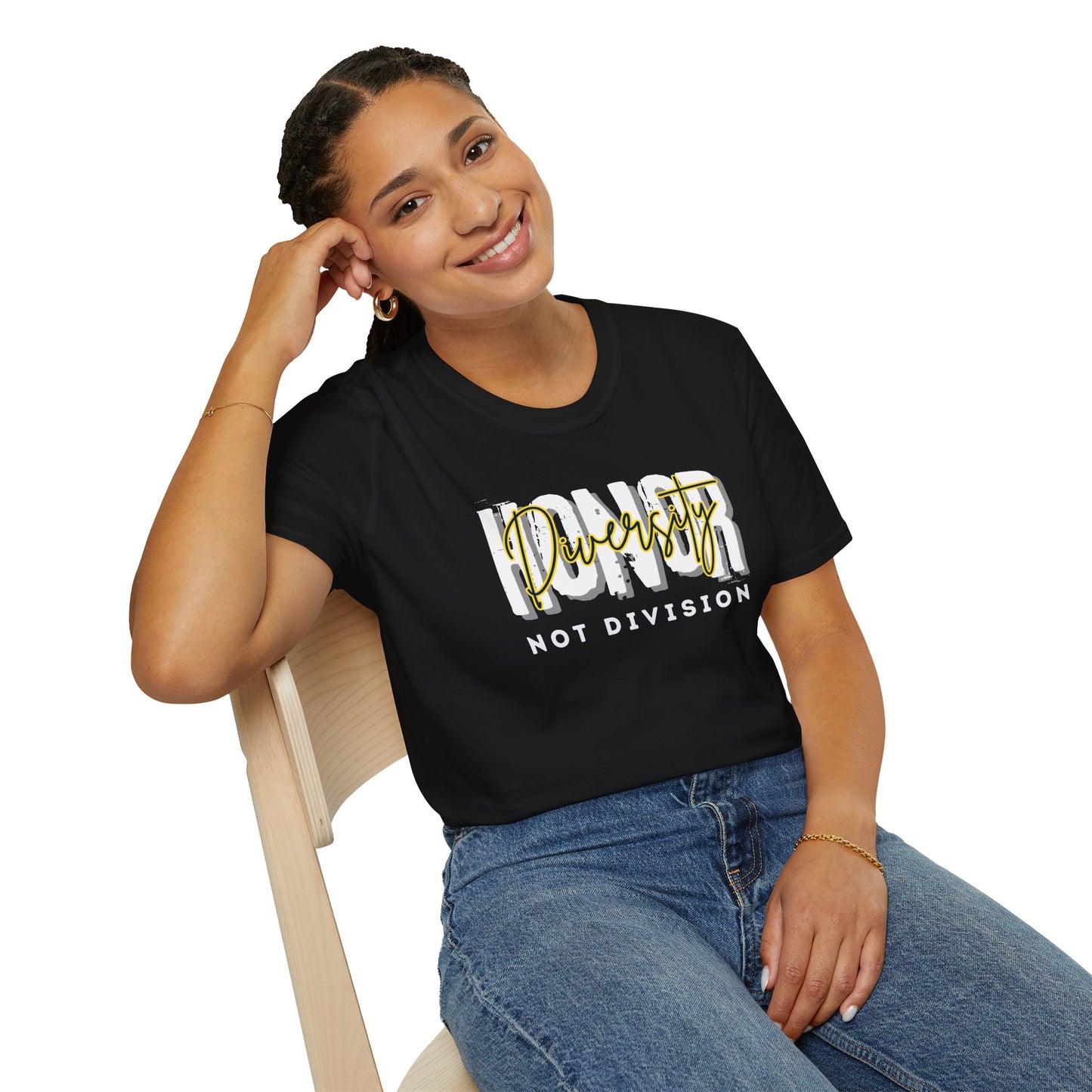 Honor Diversity, Not Division - Unisex Unity Tee (2)