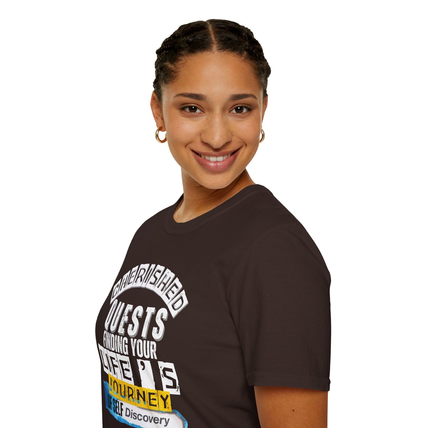 Cherished Quests (W) - Life's Journey of Self-Discovery Tee