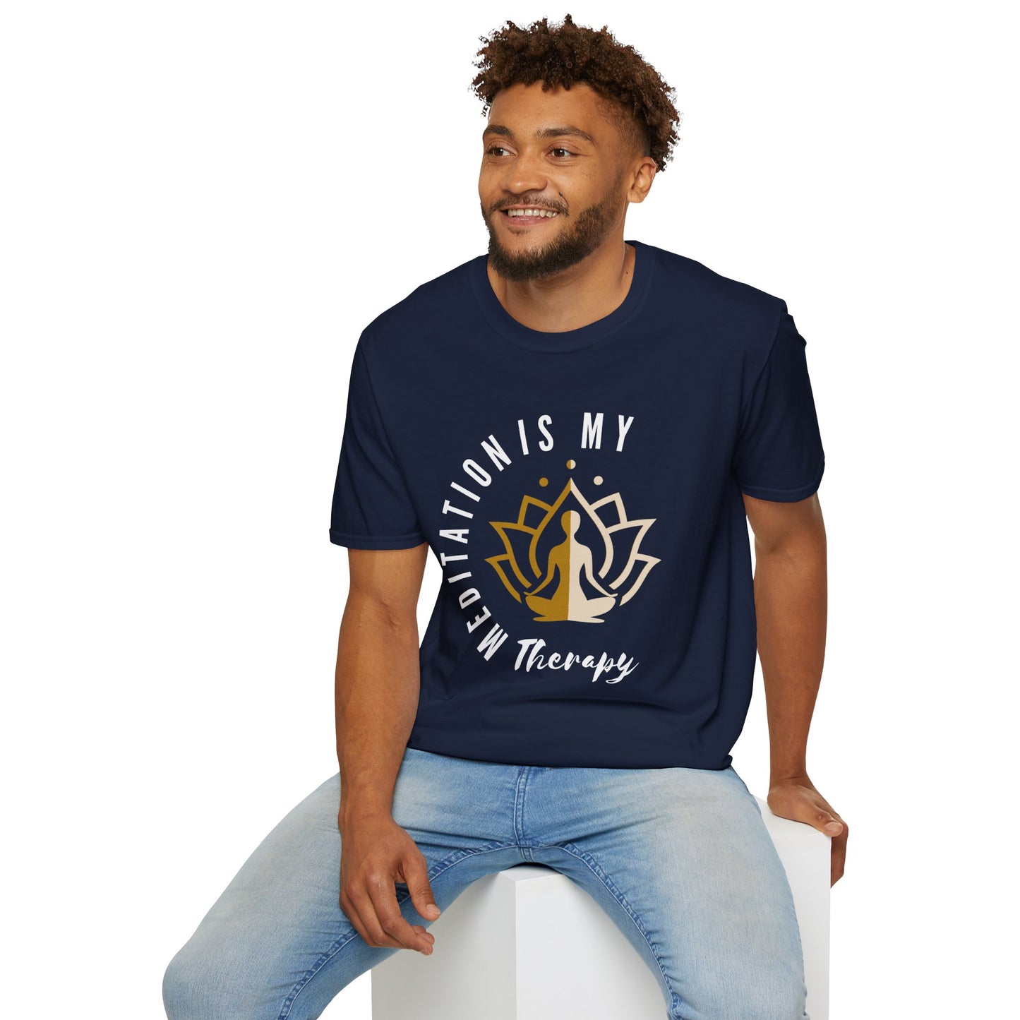 Meditation is My Therapy - Calm and Centered (2C) Tee