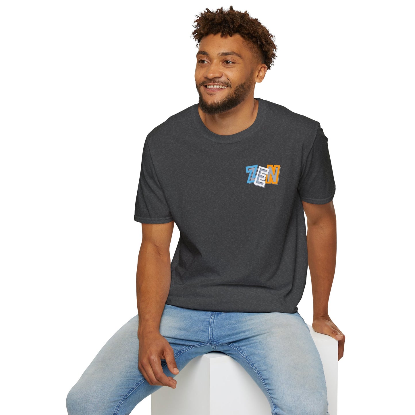 ZEN - Pocket Logo Typography Serenity in Style Tee