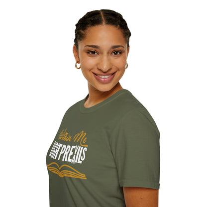 Within Me, Light Prevails - Radiant Inspiration Book Tee