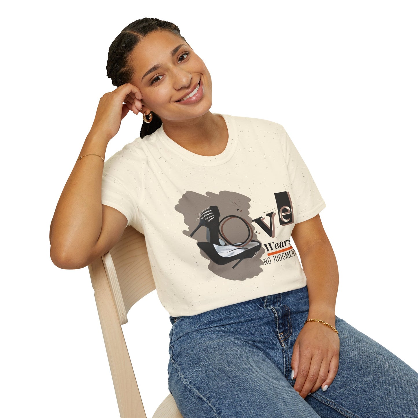 Love Wears No Judgment – Radiant Grace Tee (For Her)