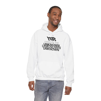 Exist in the Known Hoodie — Minimalist Typography Unisex Pullover