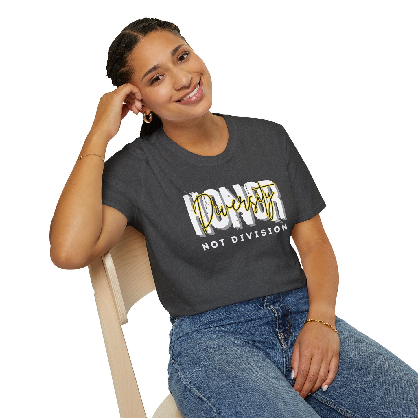 Honor Diversity, Not Division - Unisex Unity Tee (2)