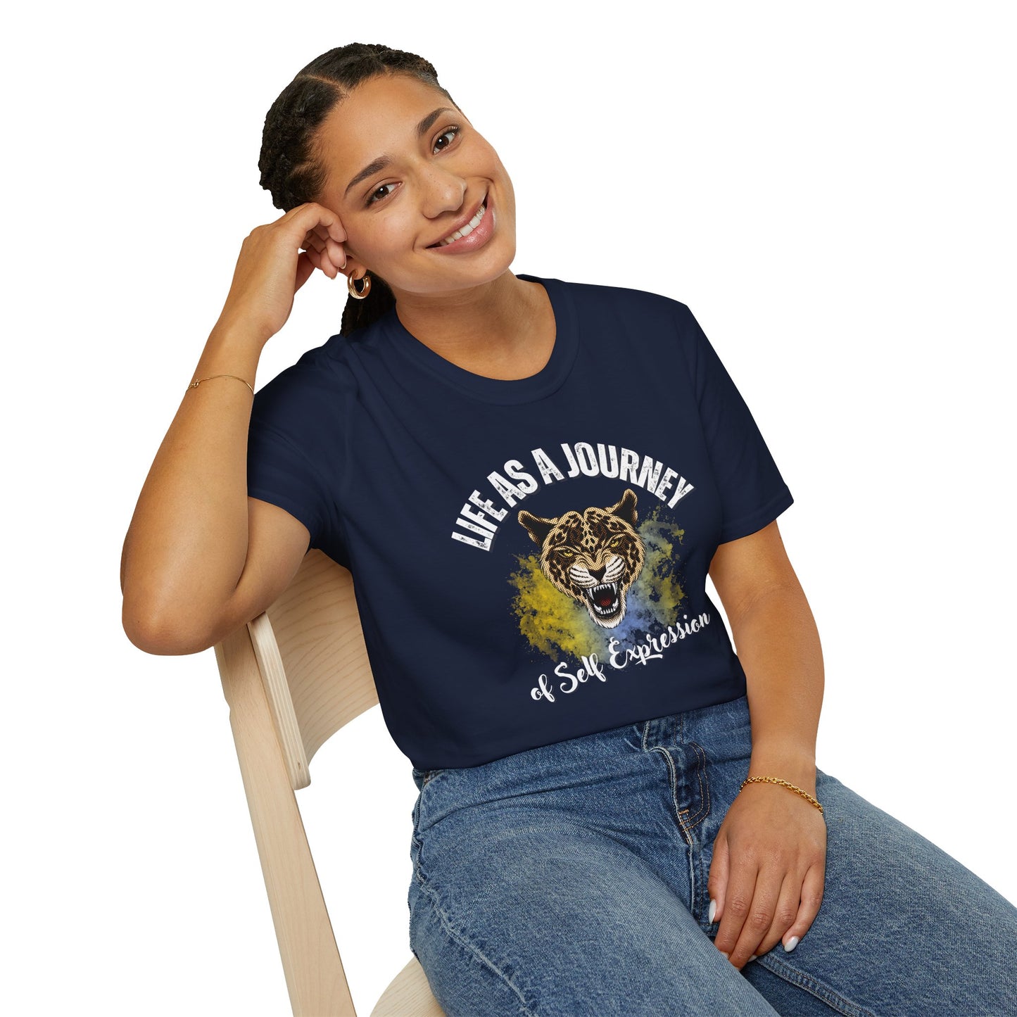 Life as a Journey of Self-Expression - Vibrant Inspiration Tee