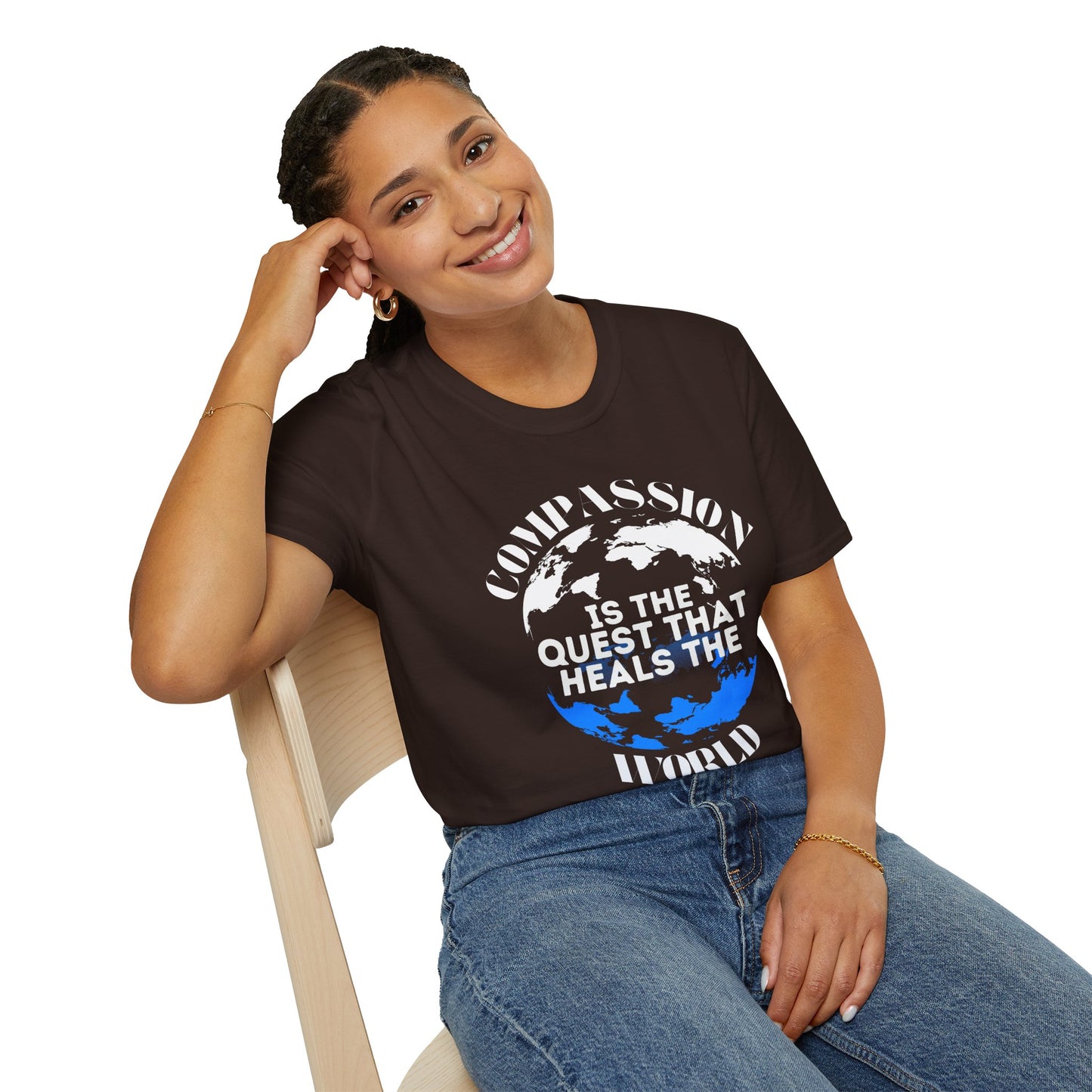 Compassion is the Quest.. - Healing the World Tee