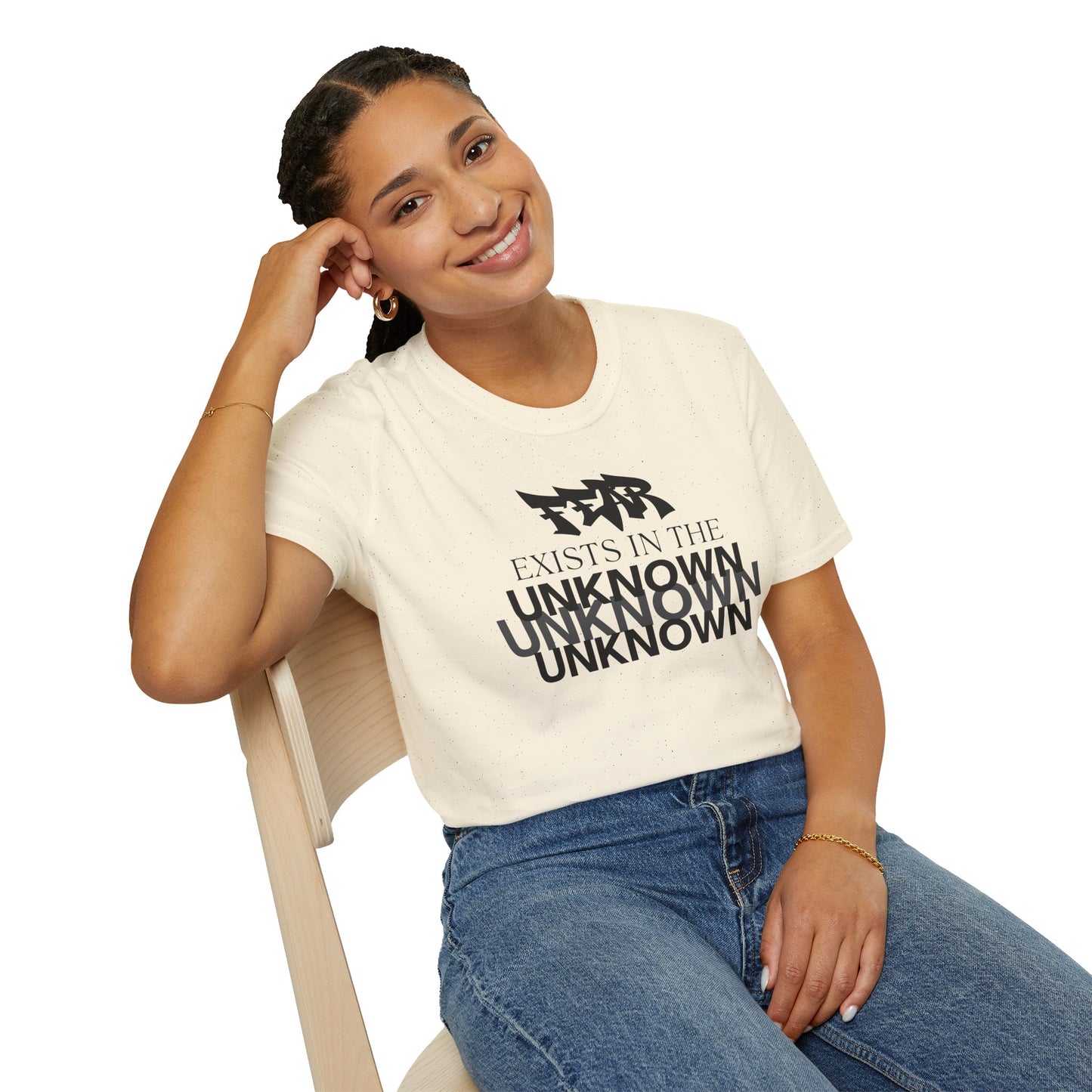 Exist in the Known T-Shirt — Motivational Minimalist Graphic Tee
