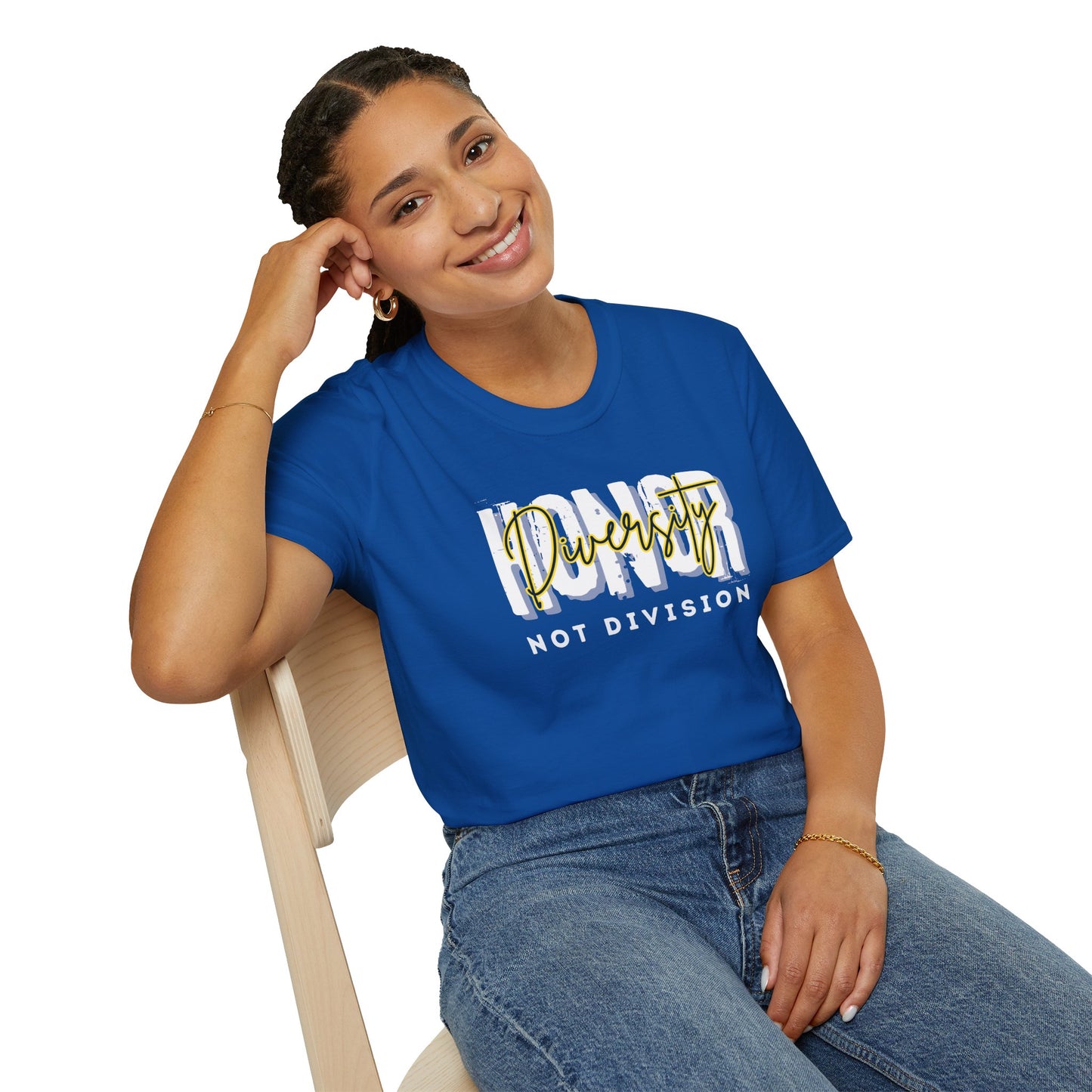 Honor Diversity, Not Division - Unisex Unity Tee (2)