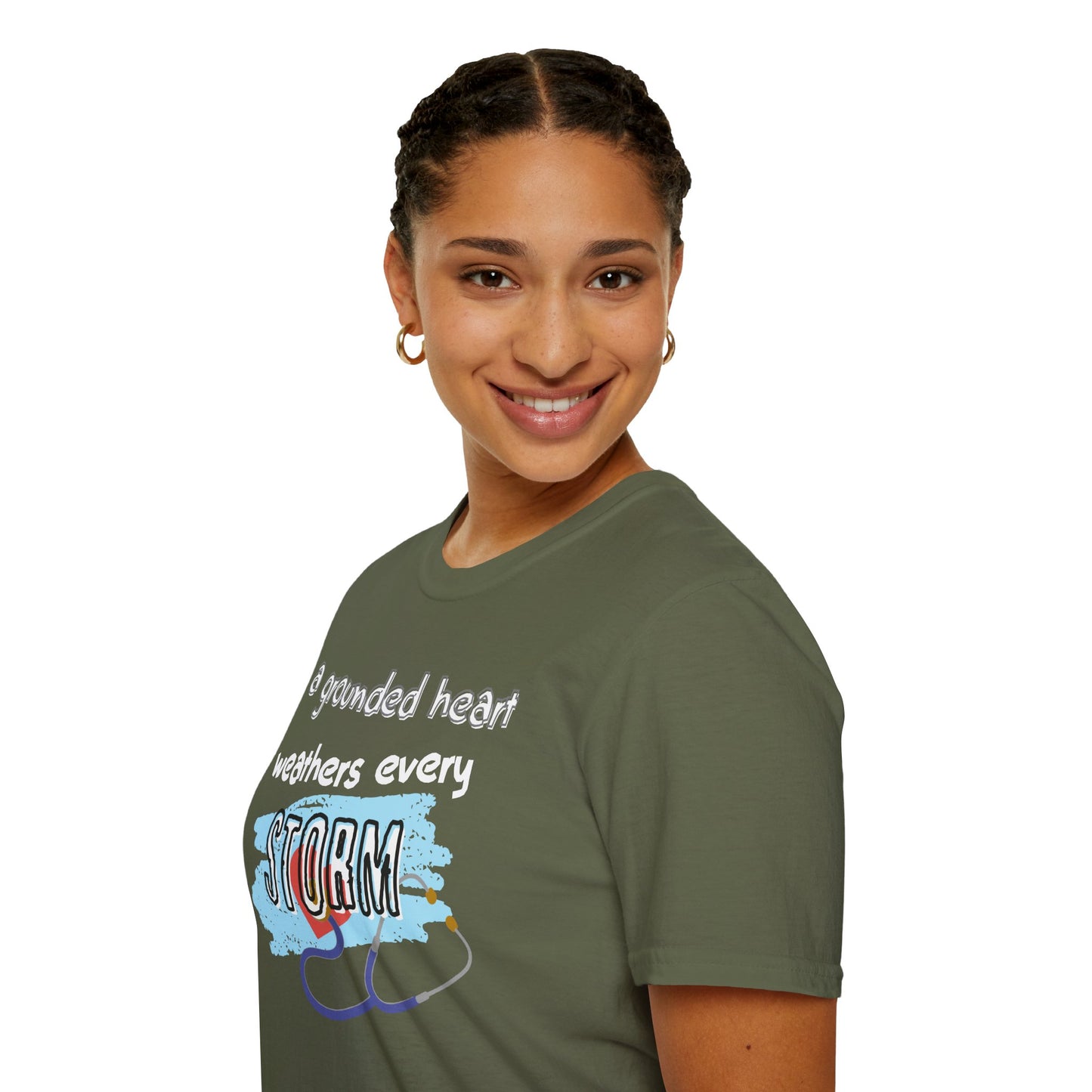 A Grounded Heart Weathers Every Storm – Resilience Tee (Unisex)
